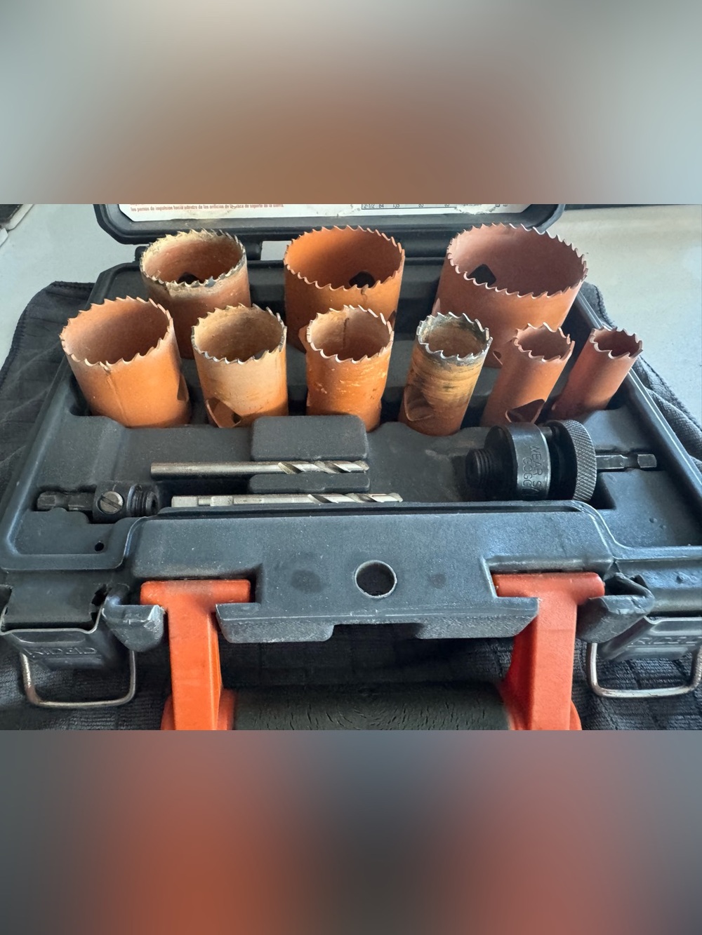Rigid 7040 Hole Saw Cutting Tip(s) Set w/Protective Case